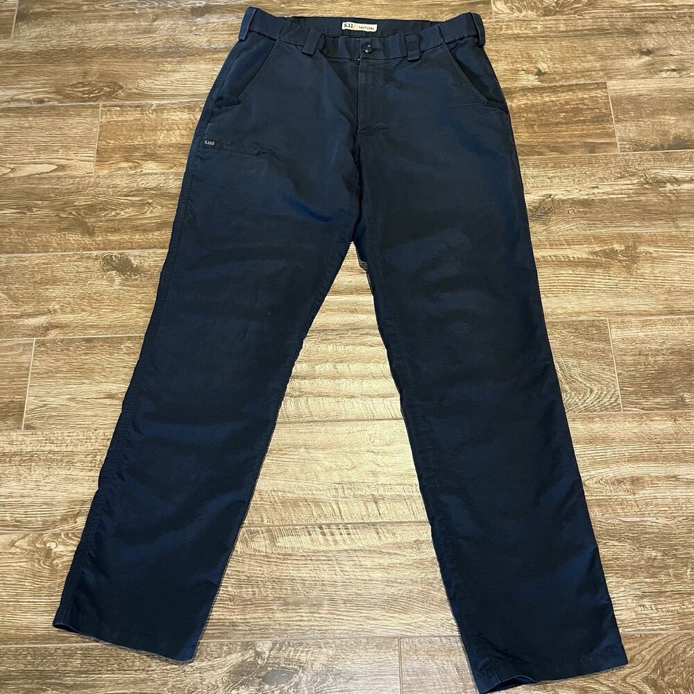 5.11 Tactical Fast Tac Urban Pants Mens 34x33.5 Navy Blue Cargo Law Enforcement